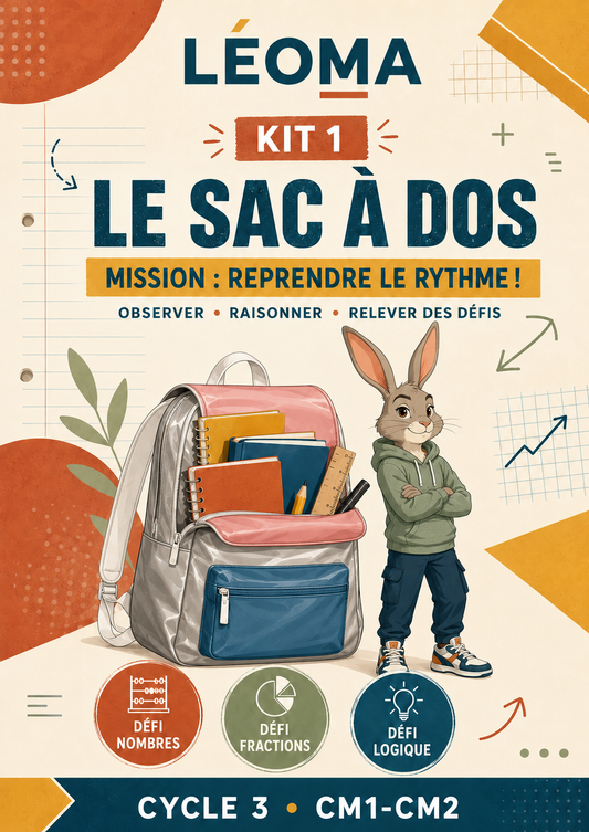Kit n° 1 : Le sac à dos CM1 CM2 (numérique)