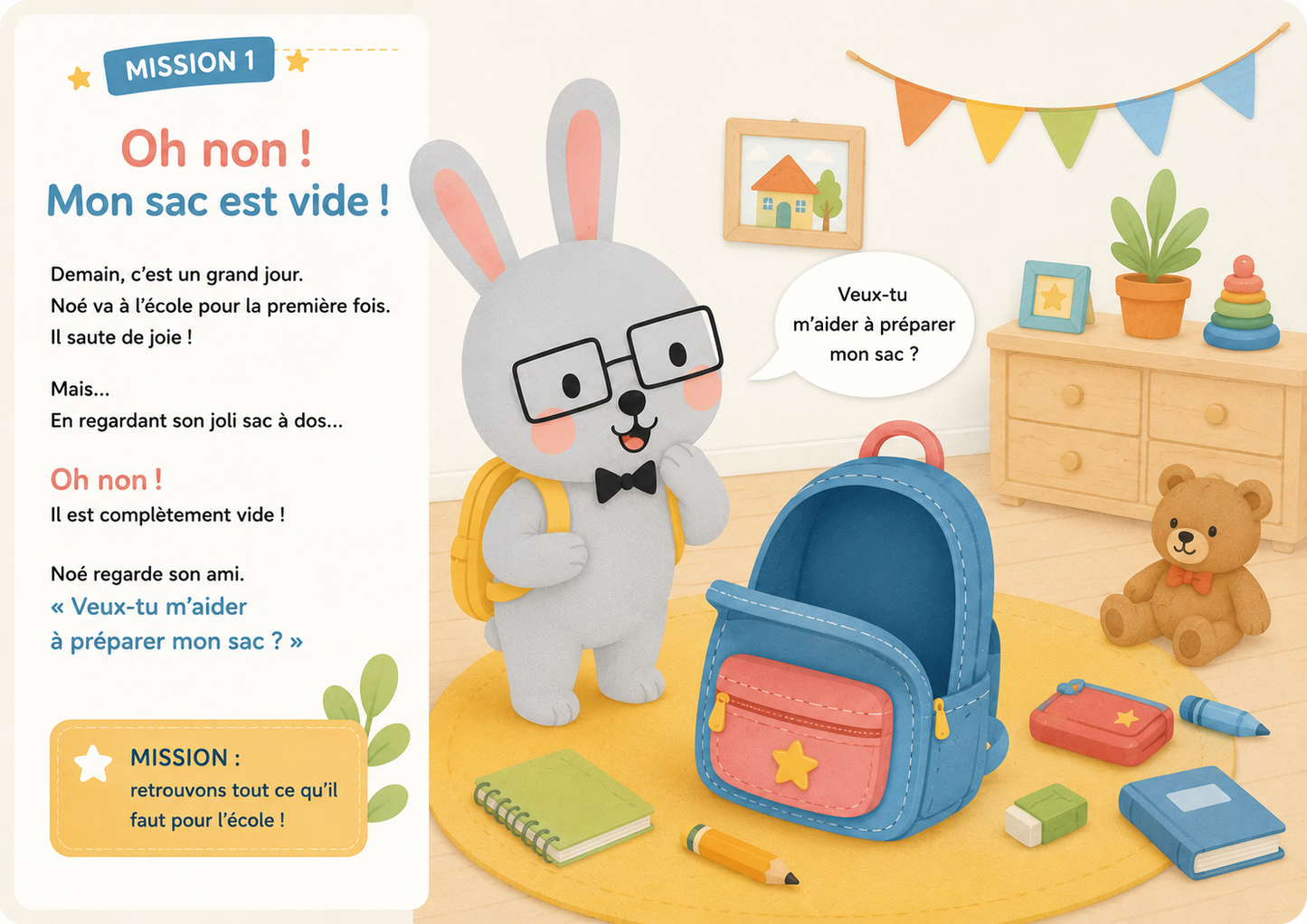 Kit n° 1 : Le sac à dos Petite enfance / PS (numérique)
